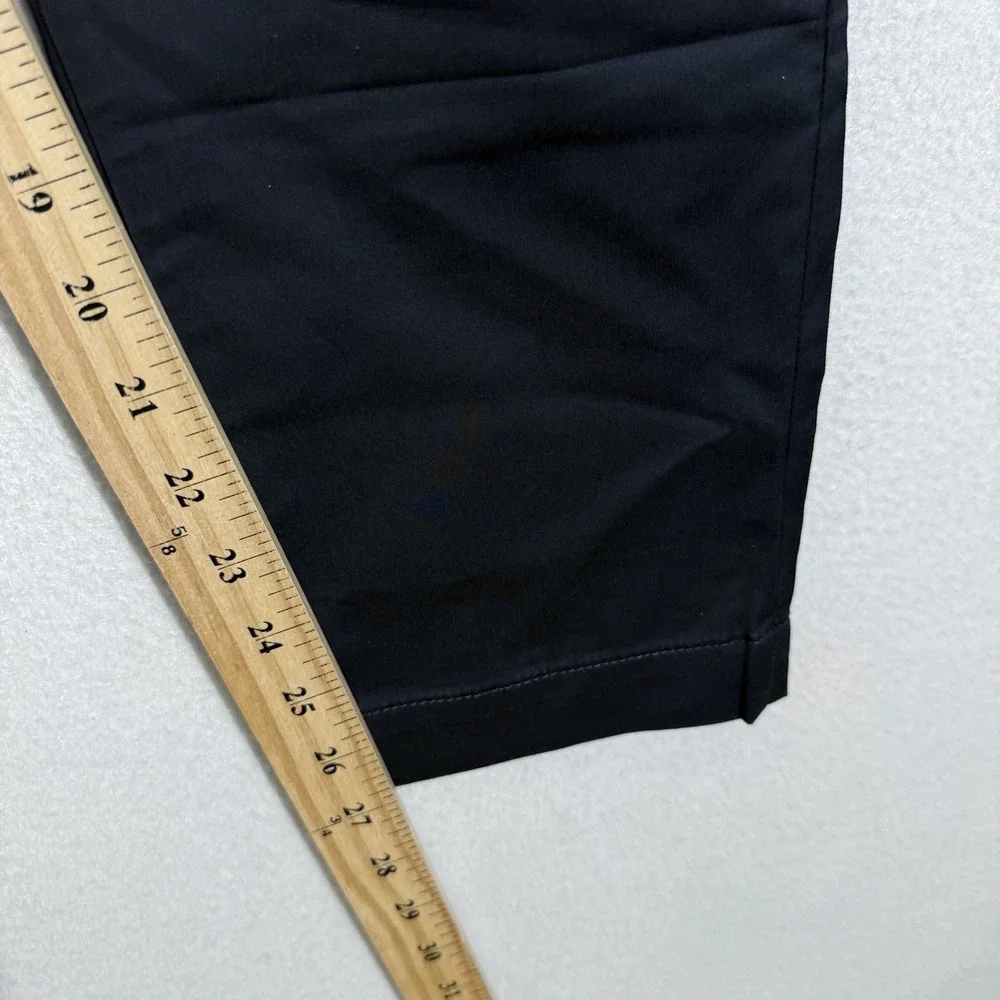 Banana Republic Pants Men 28x28 Slim Core Temp Chino Black Stretch Quick Dry NWT